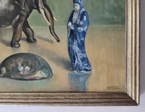 Onbekend - Stilleven met olifant. kopen? Bied vanaf 49!