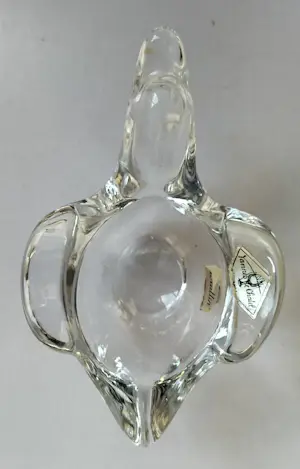 Cristallerie de Vannes Le Chatel - Grote en kleine schaal in vogelvorm kopen? Bied vanaf 40!