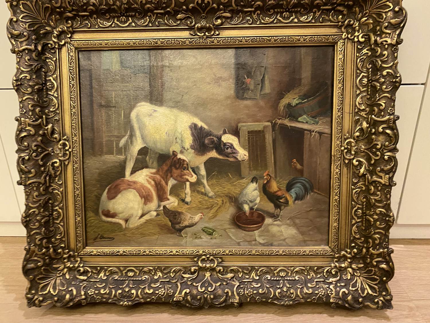 Onbekend - Stal tafereel kopen? Bied vanaf 125!