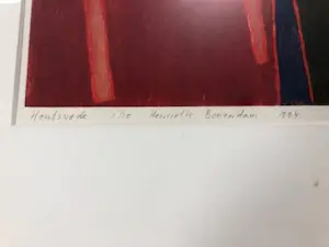 Henriette Boerendans - houtsnede 1/15 1994 kopen? Bied vanaf 40!
