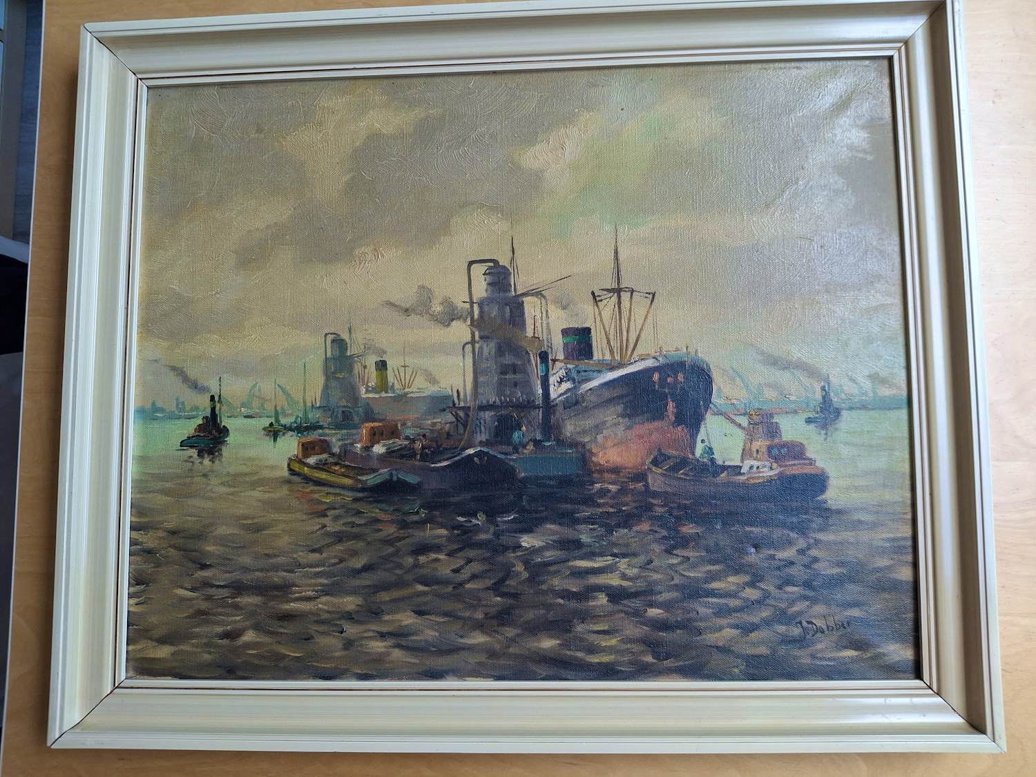 Jan Dobber - Schepen in haven kopen? Bied vanaf 50!
