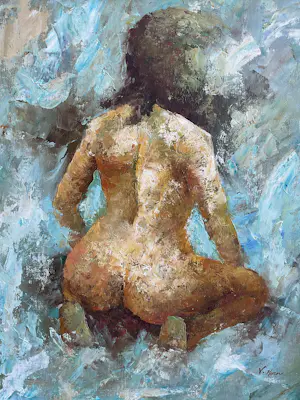 Niet of onleesbaar gesigneerd - Naakt. kopen? Bied vanaf 1!