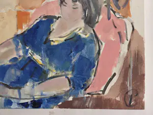 Onbekend - Vrouw. In de sfeer van Matisse. kopen? Bied vanaf 20!