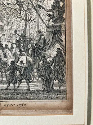 Onbekend - Aankomst van den Graave Leicester te Vlissingen i kopen? Bied vanaf 50!