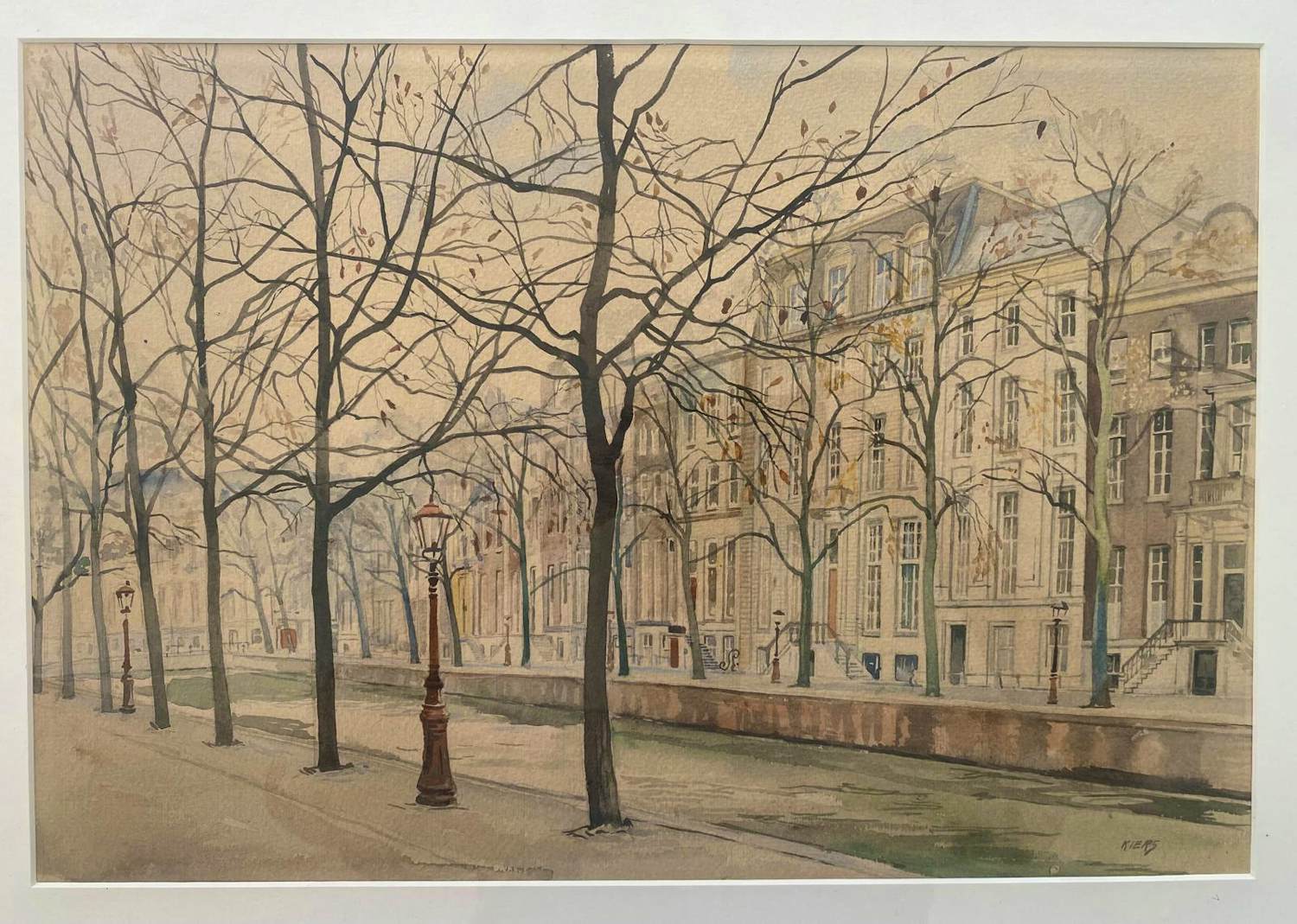 George Lourens Kiers - Herengracht Amsterdam ( Goudenbocht) kopen? Bied vanaf 150!