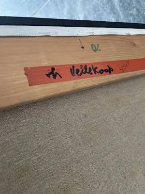 Wim Vellekoop - jaren 60 schilderij op canvas kopen? Bied vanaf 130!