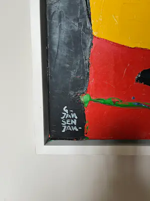 Geert Jan Jansen - Portret / Visage (in de stijl van Karel Appel) kopen? Bied vanaf 650!