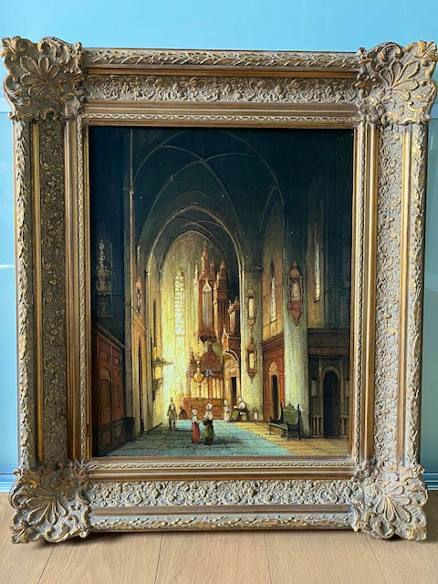 Gerrit Nijland - Kerkinterieur kopen? Bied vanaf 50!