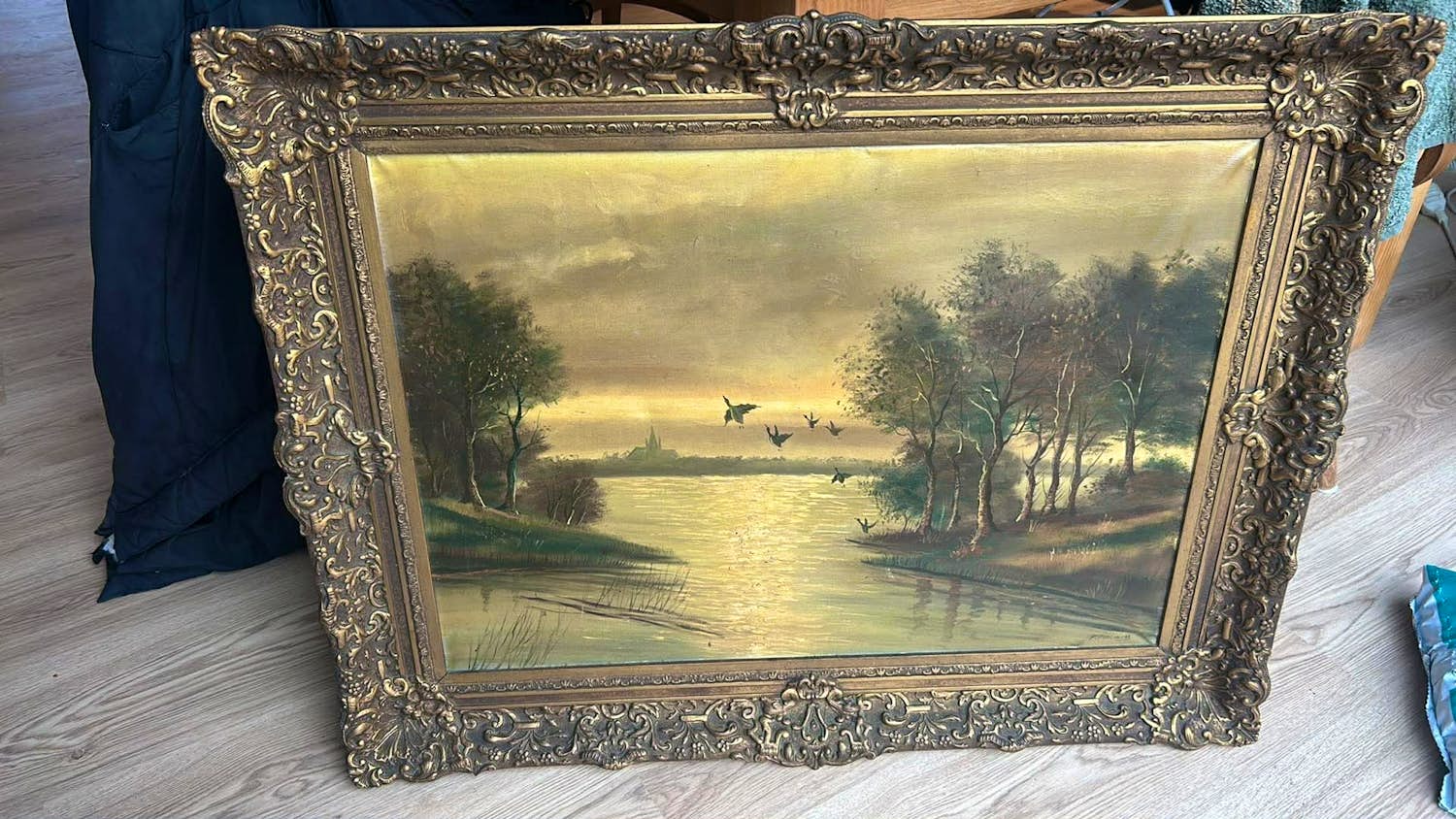 Onbekend - Landschapsscène kopen? Bied vanaf 20!