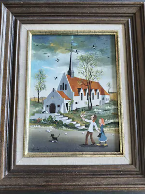 AcheterMarie Louise Batardy - Lente in Oostduinkerk? Enchérissez de 250!