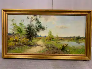 Arie Zwart - Landschap te Galderen N.Br verkauft für € 320!
