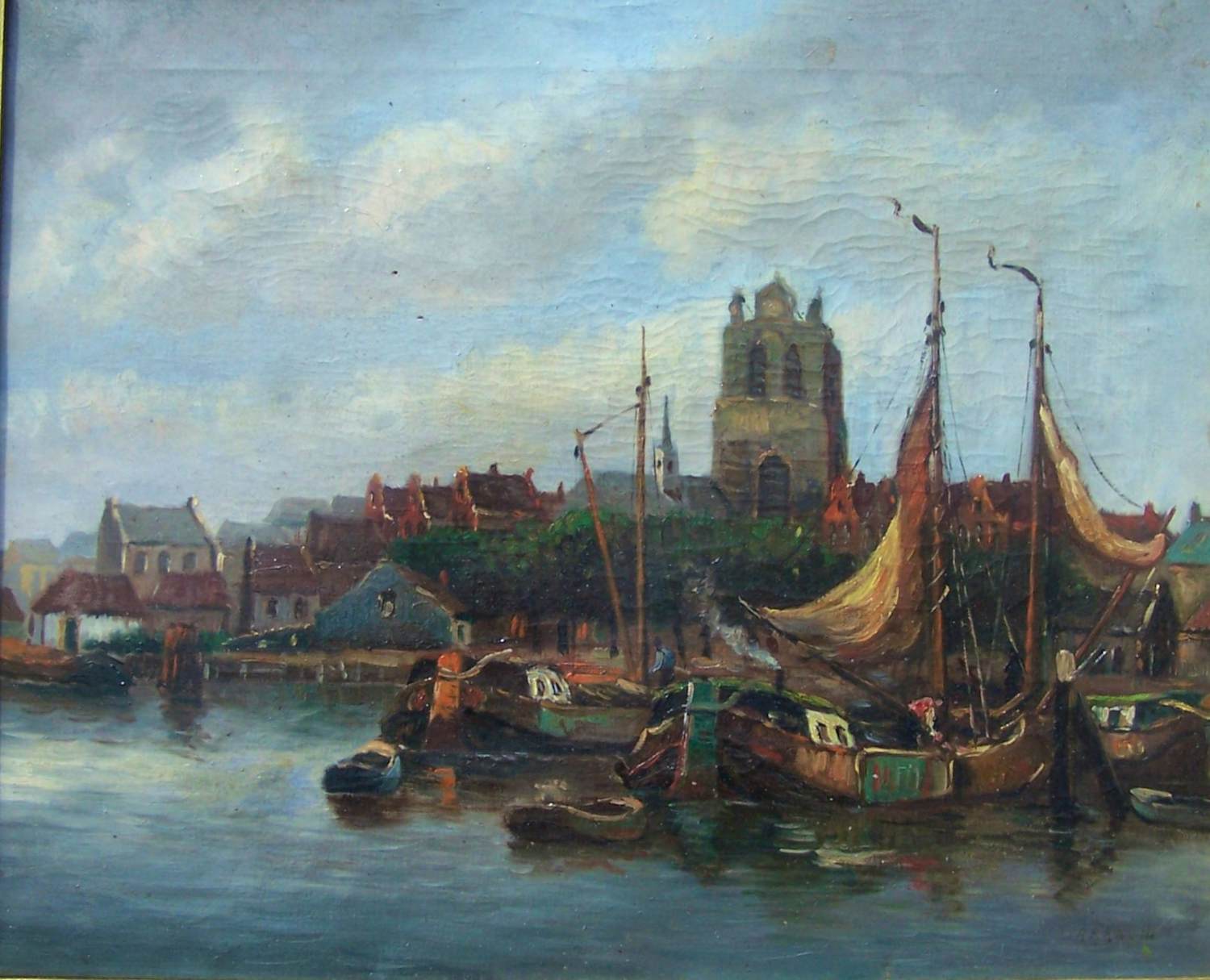 Onbekend - Gezicht op Dordrecht kopen? Bied vanaf 20!