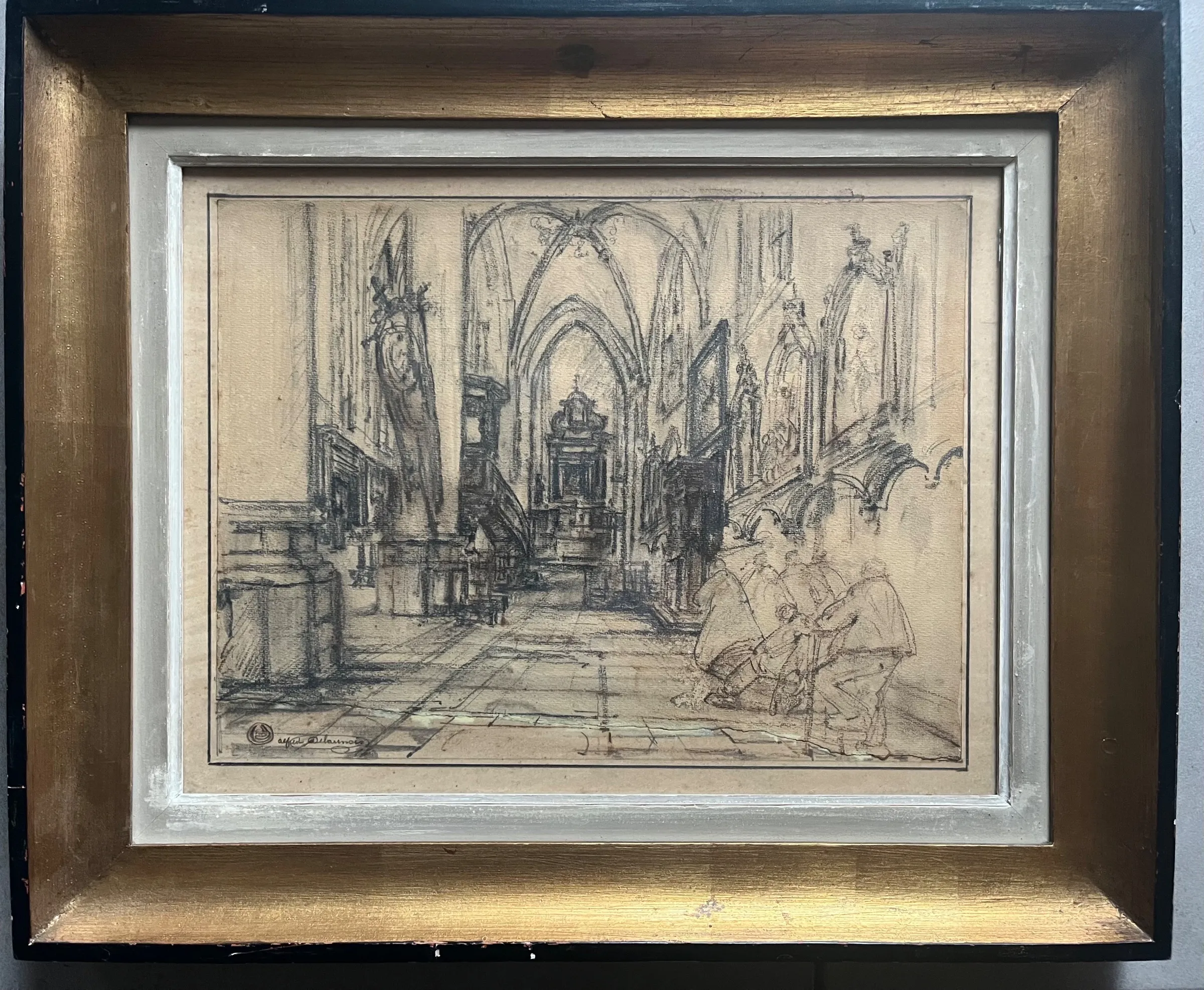 AcheterAlfred Delaunois - Kathedraal? Enchérissez de 50!