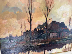 Frans Manders - Landschap kopen? Bied vanaf 350!