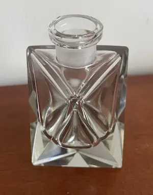 Onbekend - Art deco Facet geslepen kristallen parfumfles kopen? Bied vanaf 20!