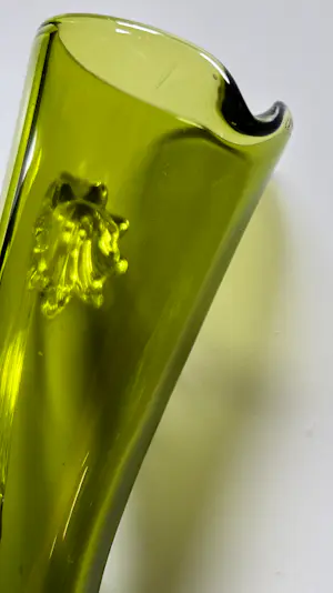 Glas overige - Groene karaf met blank handvat kopen? Bied vanaf 20!