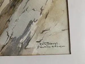 H.W.L van Blooys - Zeegezicht, St Mathieu de Fine-Terre, 29217 Plougonvelin, Finistere kopen? Bied vanaf 40!