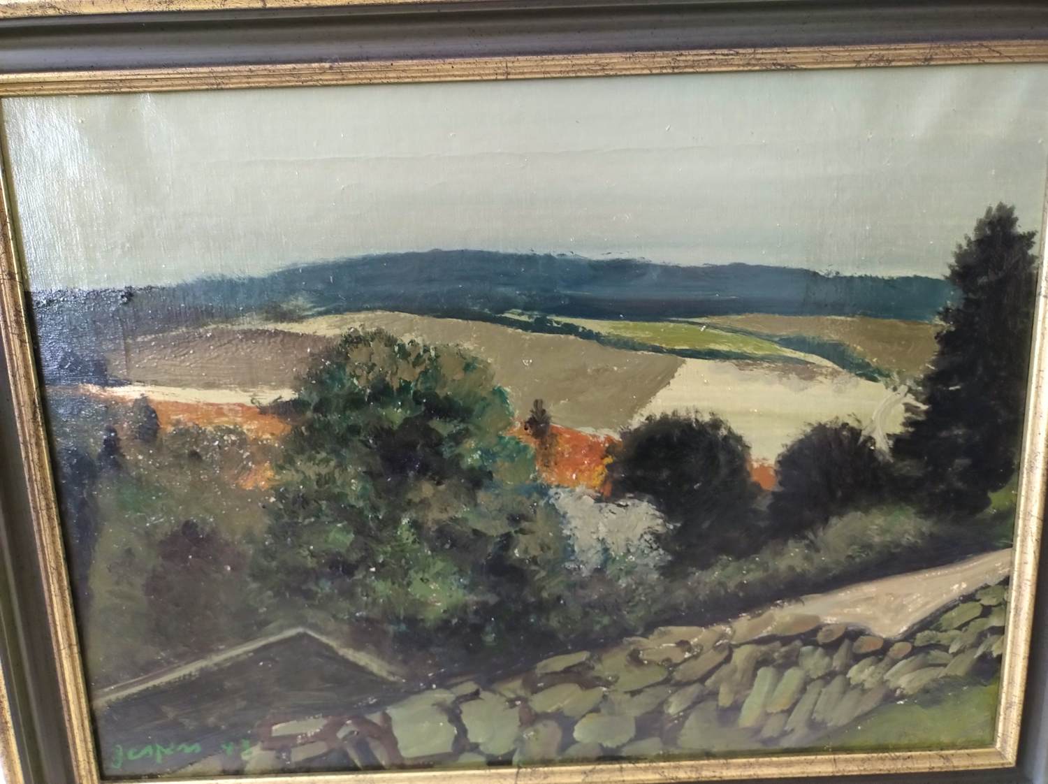 Floris Jespers - paysage a Our verkocht voor € 150!