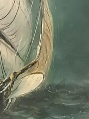 Onbekend - windjammer op woeste zee kopen? Bied vanaf 20!