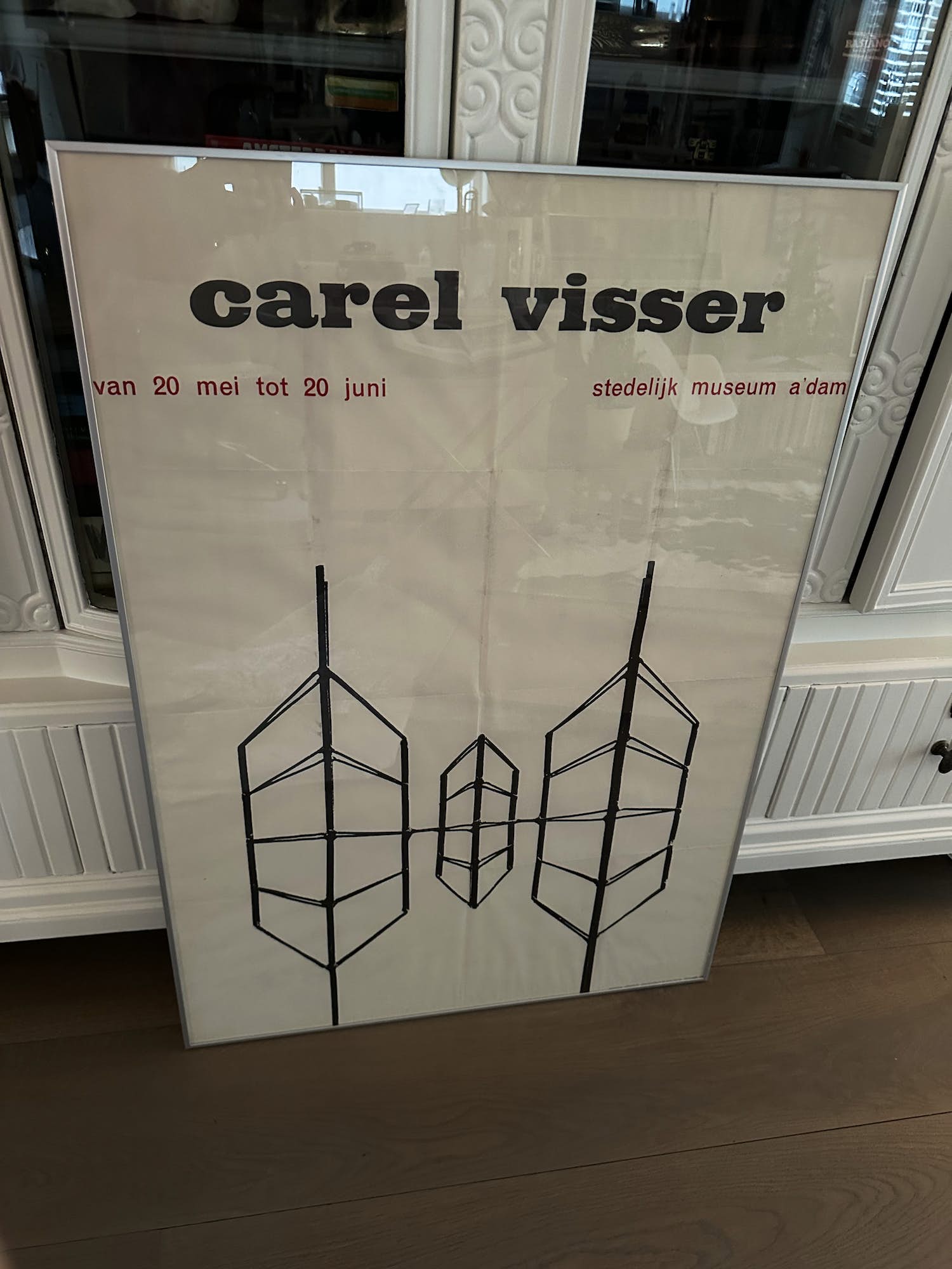 Carel Visser - Poster Stedelijk verkocht voor € 50!