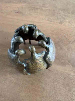 Tjikkie Kreuger - Mooi bronzen beeldje van deze kunstenares kopen? Bied vanaf 200!
