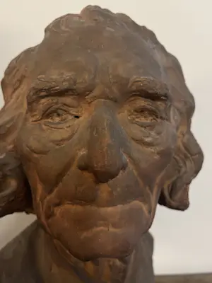 Paul De Vigne - Terra-cotta buste kopen? Bied vanaf 450!