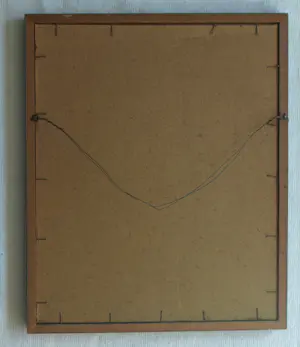Onbekend - 2x Ingelijste pasteltekening , Duinlandschap + Stilleven - gesigneerd kopen? Bied vanaf 10!