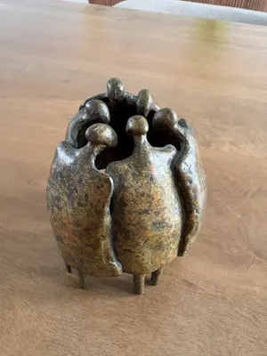 Tjikkie Kreuger - Mooi bronzen beeldje van deze kunstenares kopen? Bied vanaf 200!