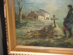 Onbekend - Soldaten met paarden op afgelegen plek bij graf kopen? Bied vanaf 60!