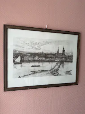 Eugene Lucker - Stadsgezicht op Nijmegen kaufen? Bieten Sie von 50!