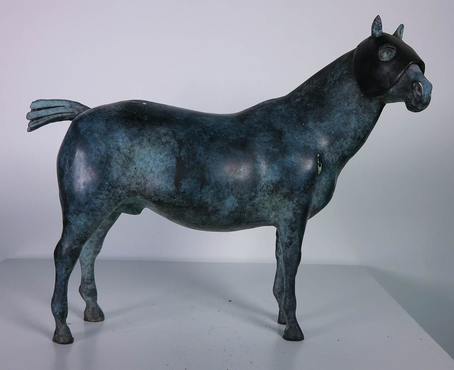 Brons (Onbekend) - Paard met masker kopen? Bied vanaf 350!