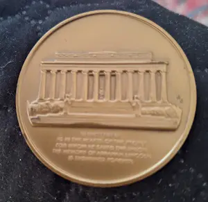 Brons (Onbekend) - Herdenkings penning 16de president Abraham lincoln kopen? Bied vanaf 25!