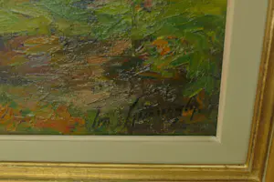 Leo Spanoghe - zicht op de Schelde en voorbijvarende rivierschepen kopen? Bied vanaf 500!