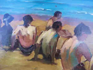 Onbekend - Jongens aan het strand kopen? Bied vanaf 60!