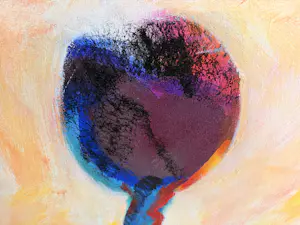 Erica Stulp - Expressionistisch prachtig en kleurrijk landschaps schilderij kopen? Bied vanaf 300!