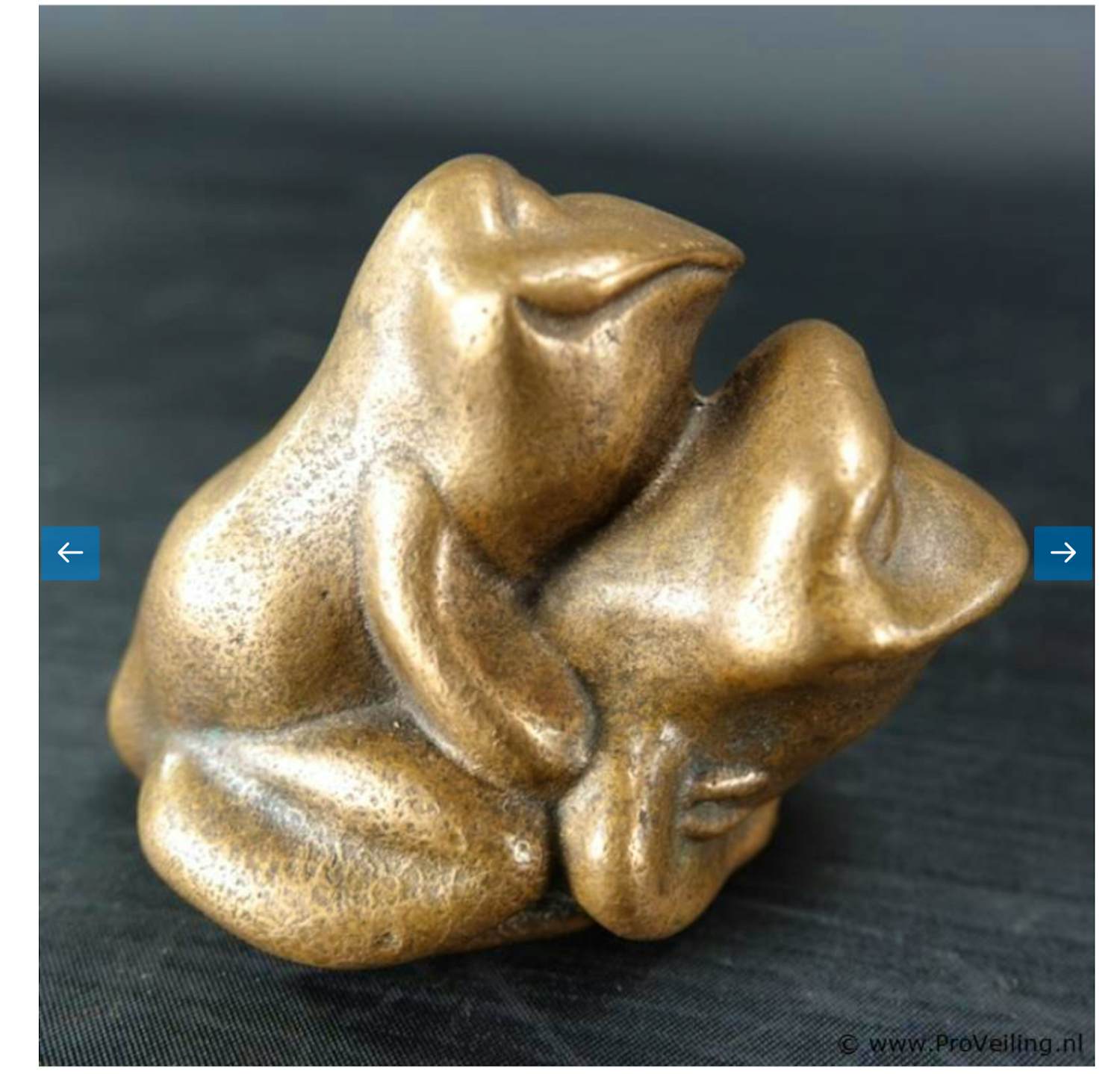 Brons (Onbekend) - parende kikkers kopen? Bied vanaf 40!