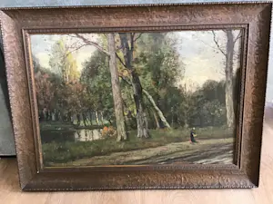 AcheterBernard Ferdinand Hoppe - Landschap met bomen en water? Enchérissez de 125!