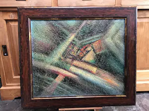 AcheterNiet of onleesbaar gesigneerd - Abstract? Enchérissez de 10!