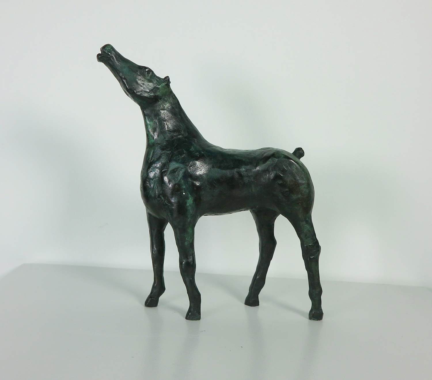 Brons (Onbekend) - Fraai beeld van een paard kopen? Bied vanaf 200!