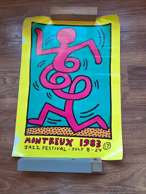 Keith Haring - Montreux 1983 vendu pour 30€ !
