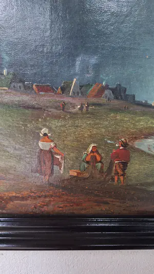 Niet of onleesbaar gesigneerd - Vissers en naderend onweer. kopen? Bied vanaf 1!