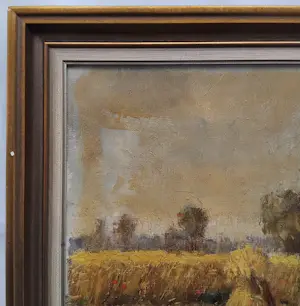 Clemens Wolters - Landschap met hooibergen kopen? Bied vanaf 50!