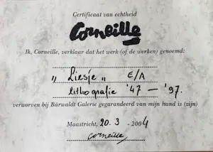 Corneille - “Liesje” kopen? Bied vanaf 350!