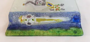 Onbekend - Custom made - Handgemaakte glazen schaal "Lama" kopen? Bied vanaf 10!