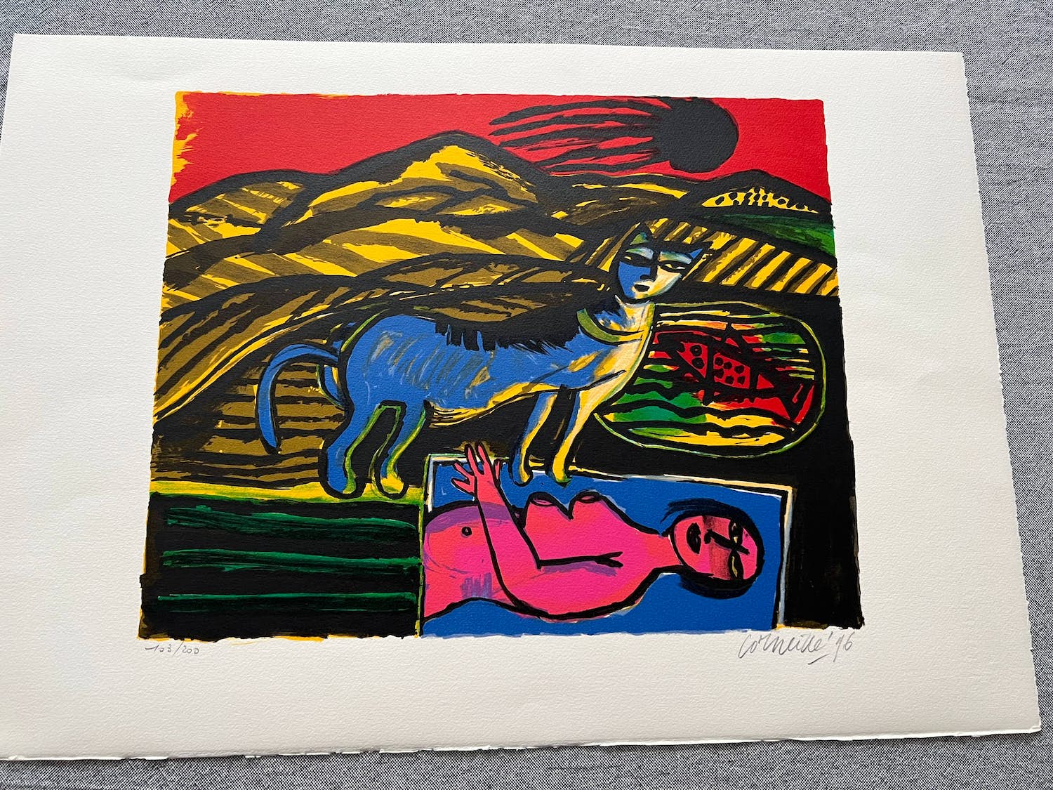 Corneille - Blauwe kat met vrouw kopen? Bied vanaf 150!