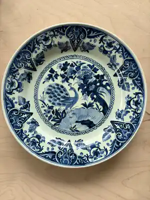 Potterie Oud Delft - Pauwenmotief verkauft für € 15!