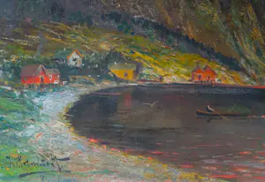Karl Kaufmann - Pseudonym: J. Holmstedt (Skandinavische Fjordlandschaft bei Trondheim) kopen? Bied vanaf 450!