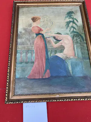 Niet of onleesbaar gesigneerd - Vrouwen met muziek kopen? Bied vanaf 1!