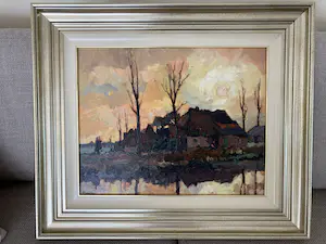 Frans Manders - Landschap kopen? Bied vanaf 350!