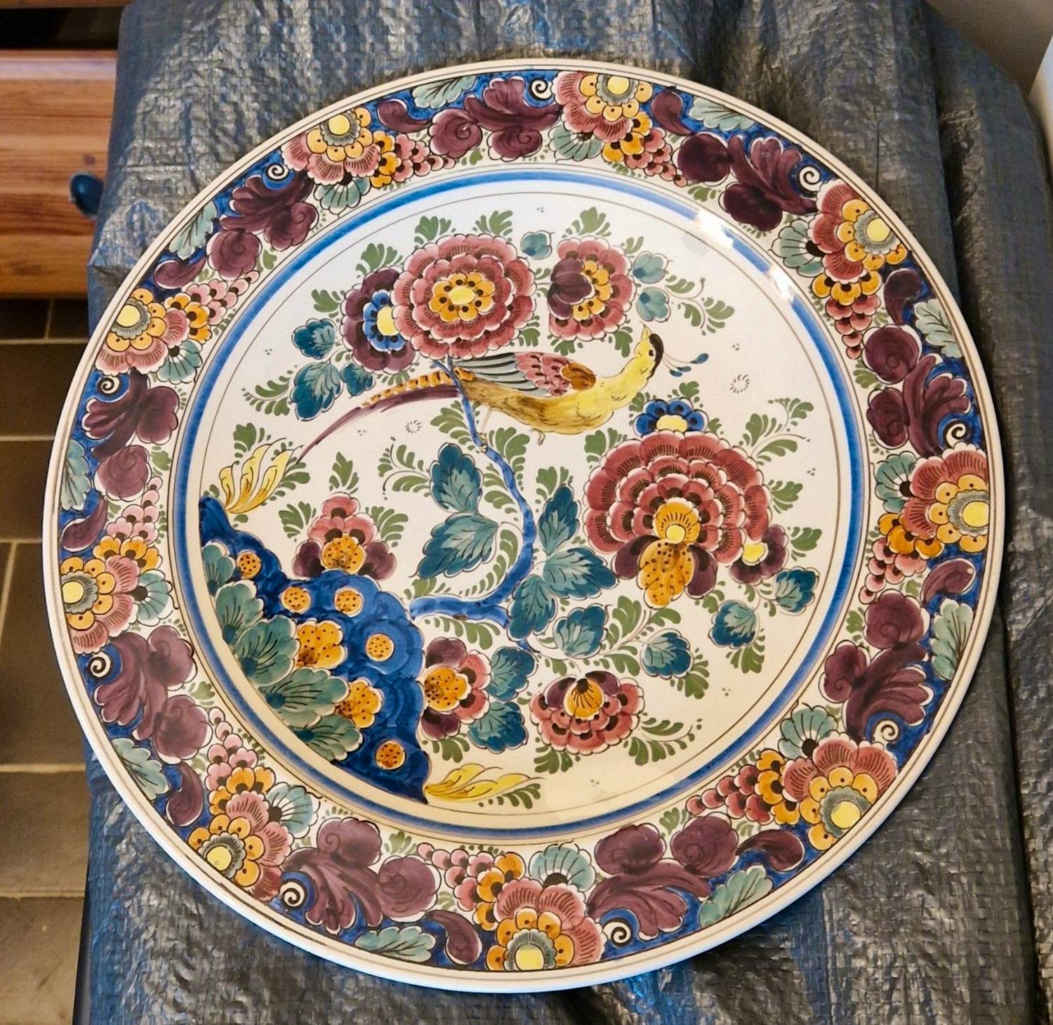 Plateelbakkerij Zuid-Holland - Bord delft polychrome kopen? Bied vanaf 25!